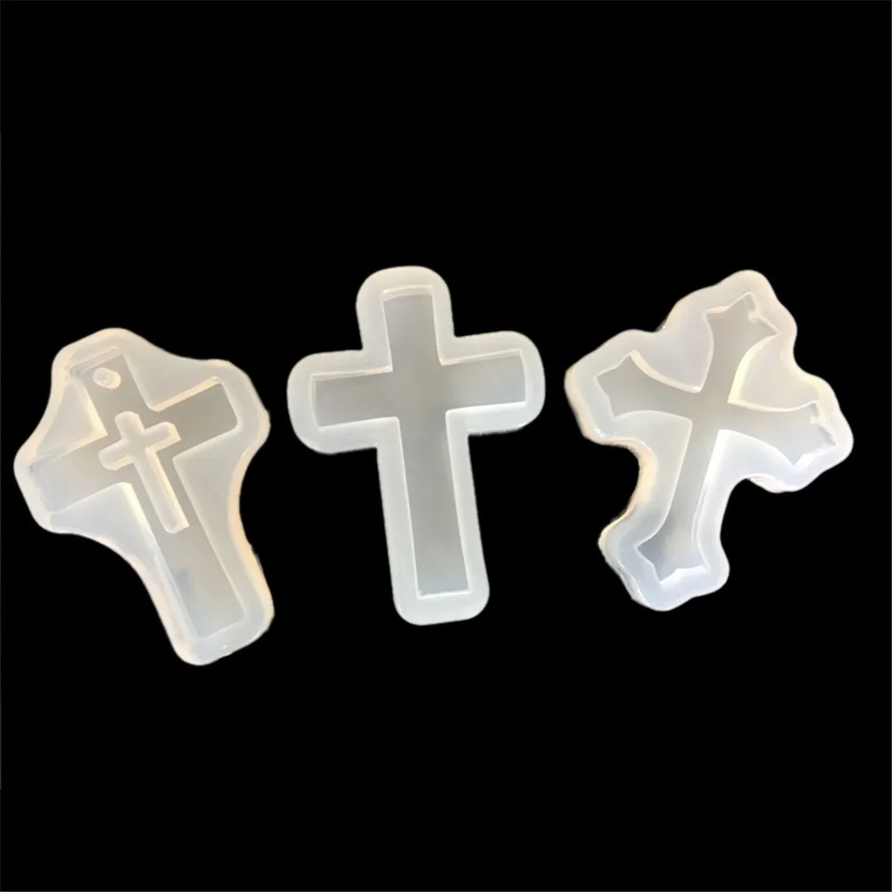 Хрустальная эпоксидная крестообразная подвеска силиконовая форма для