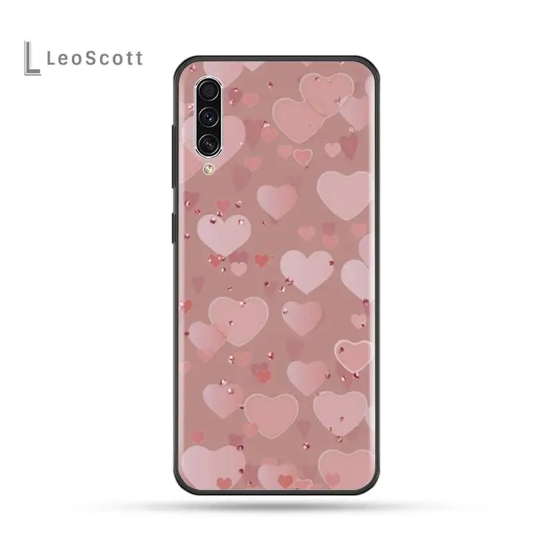 

Gold Rose Love heart Phone Cases For Samsung Galaxy M10 20 30 A 40 50 70 71 6S A2 A6 A9 2018 J7 CORE PLUS STAR S10 5G C8