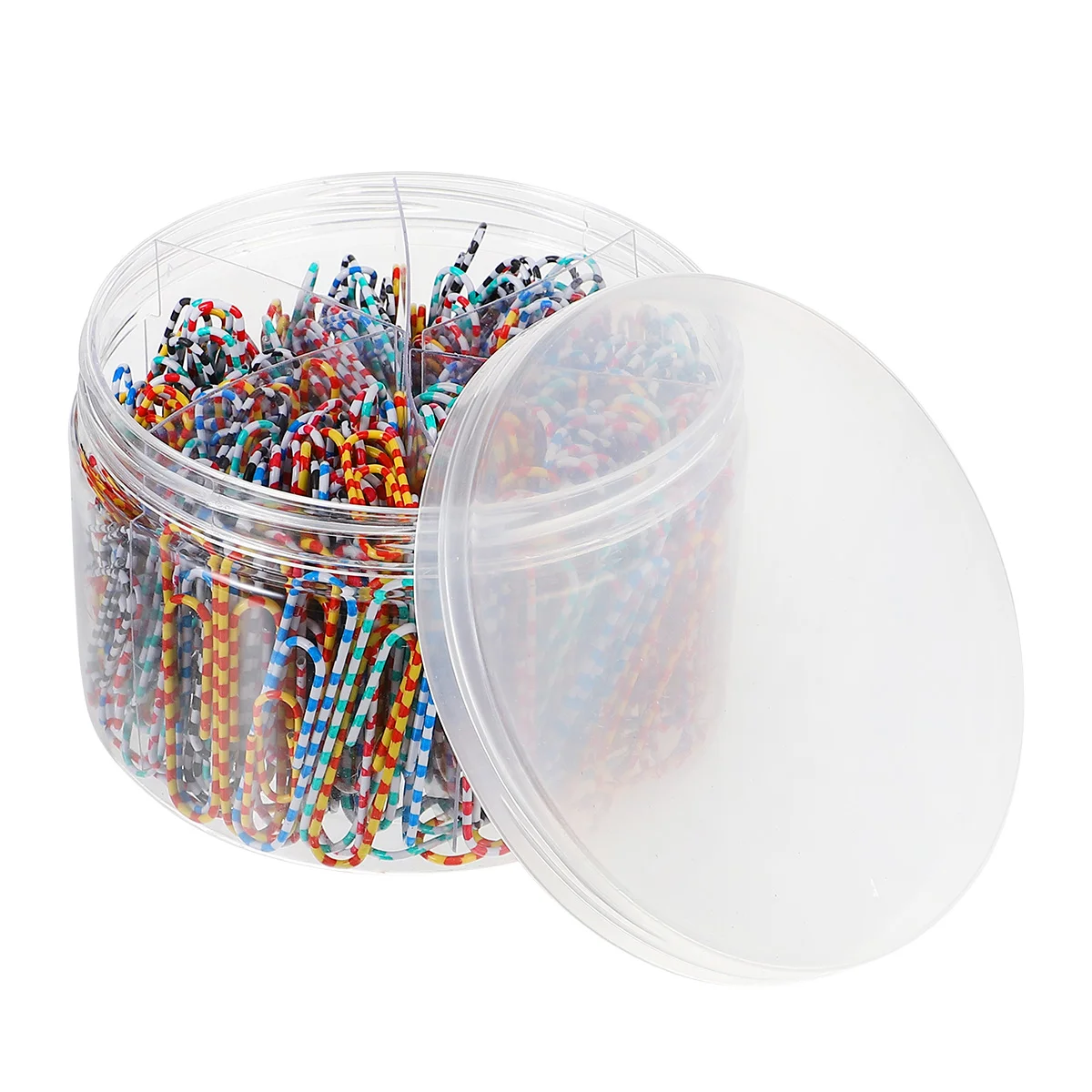 

1 Box Colorful Paper Clips Office Stationery Steel Clip for Office Home School