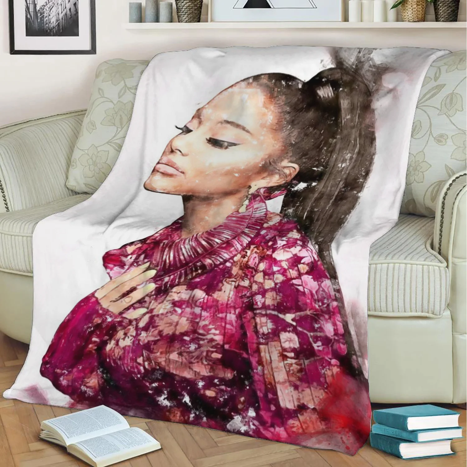

3D Print Plush Blanket Throw On Sofa Home Decor Soft Warmth Washable Nap Blanket Dropshipping