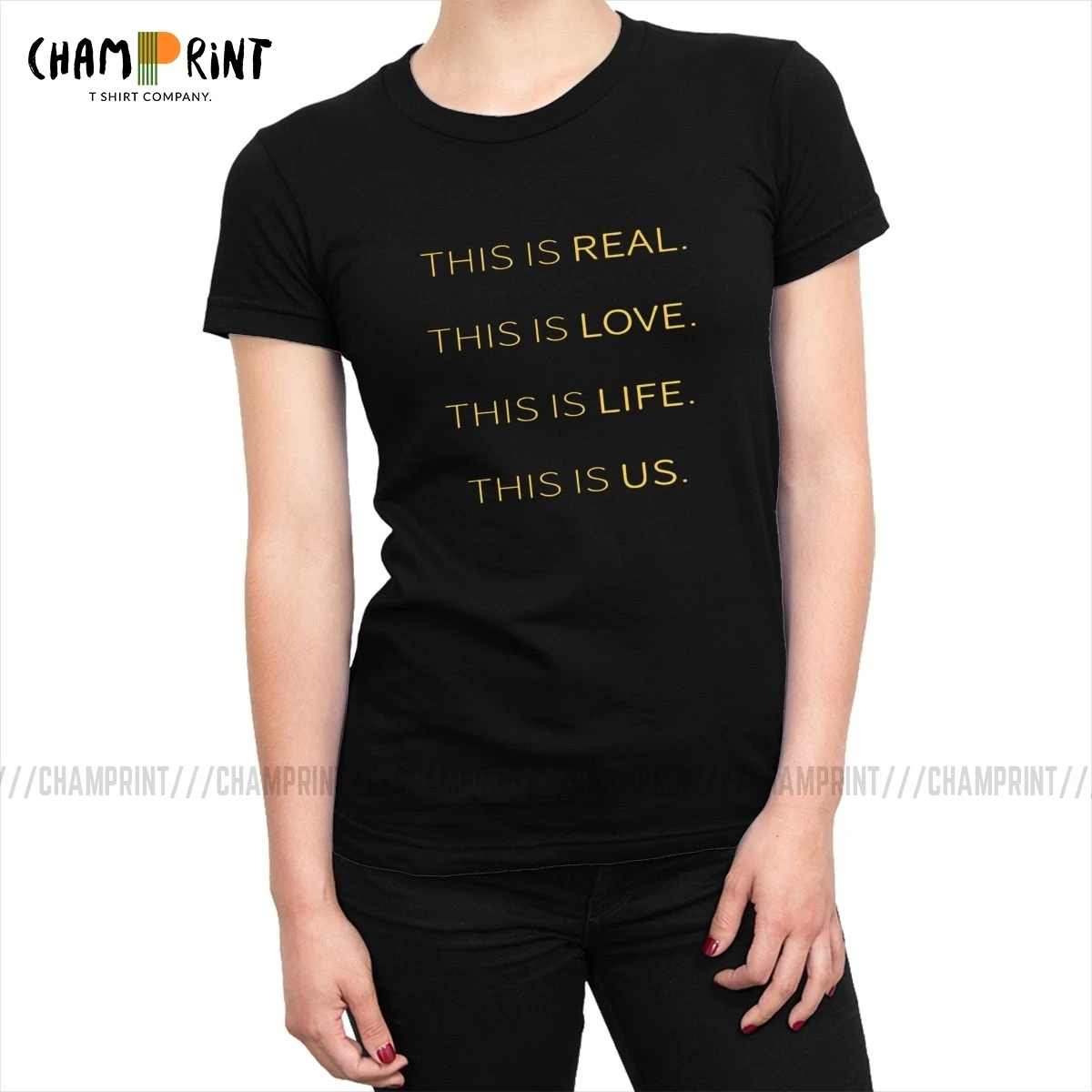 

This Is Real Love And Life Tshirt Women This is Us TV Shows Kawaii T-shirts Vintage Clothes Female Plus Size Tee Shirt Tops