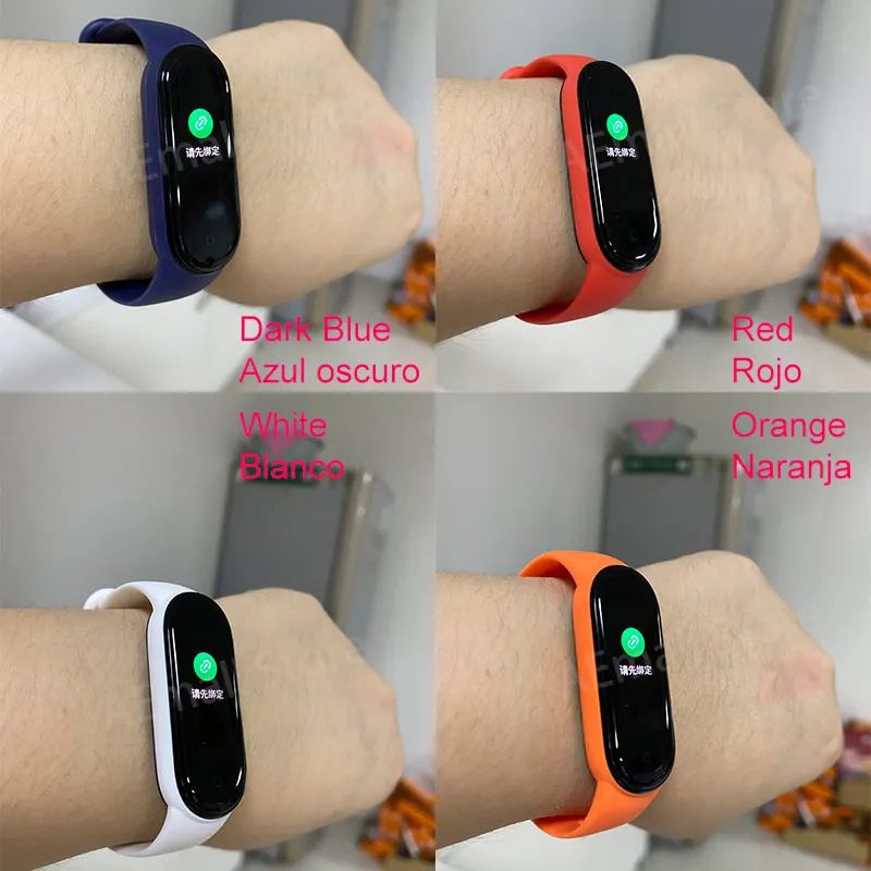 Новые умные браслеты Xiaomi Mi Band 5 браслет Miband пульсометр фитнес Bluetooth спортивный