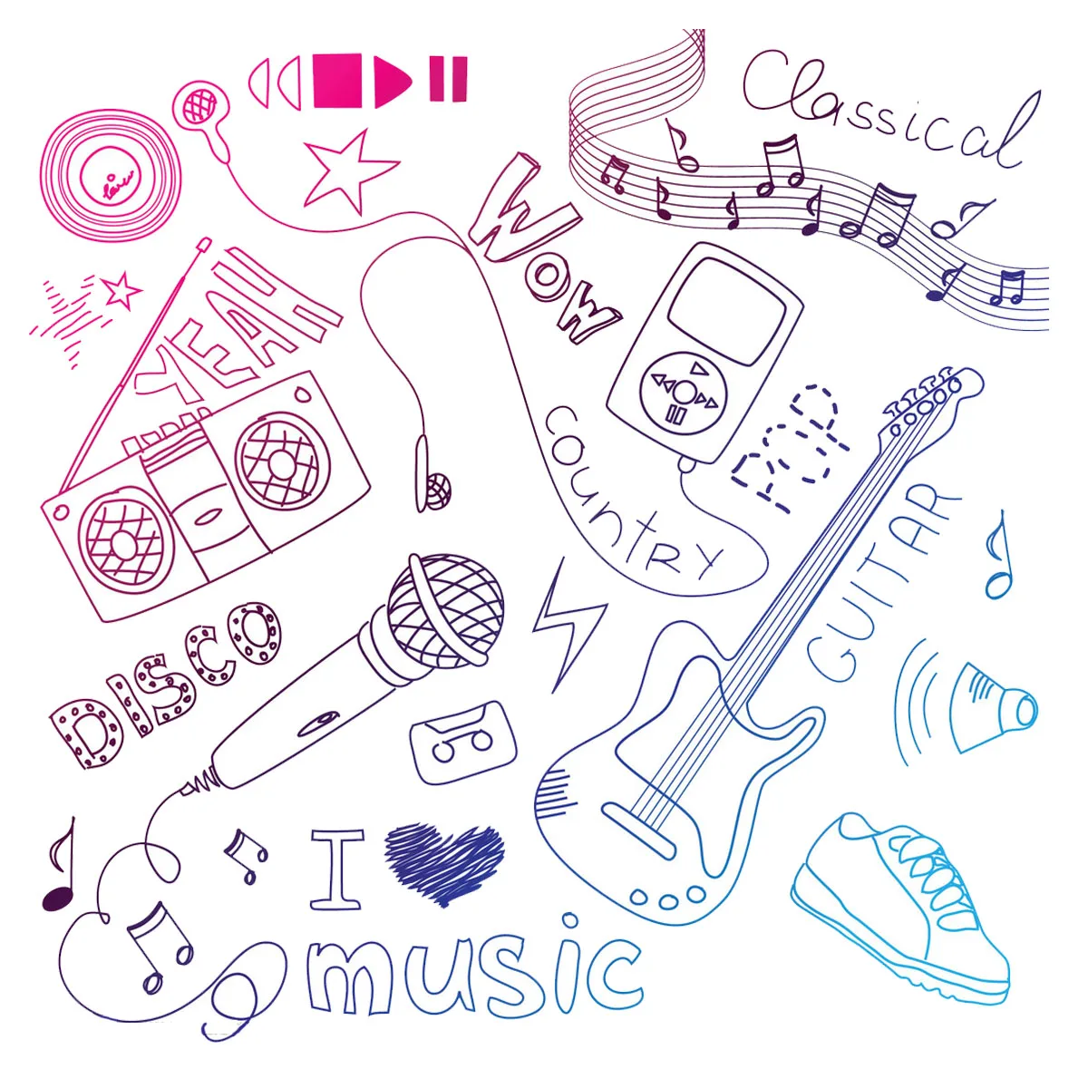 

AZSG Musical Instruments Note Clear Stamps For DIY Scrapbooking Decorative Card making Craft Fun Decoration Supplies 13*13cm
