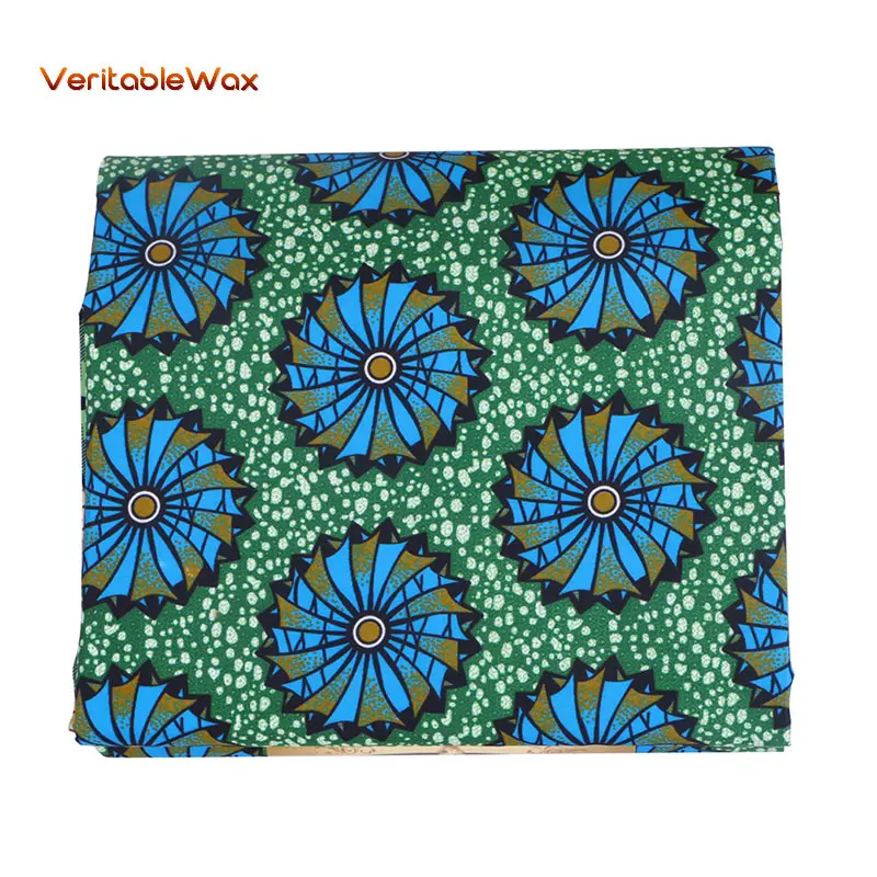 Новая африканская ткань bintarealWax принты африканская последняя tissu воск Анкара Африканский Воск печатная Ткань 6 ярдов FP6008
