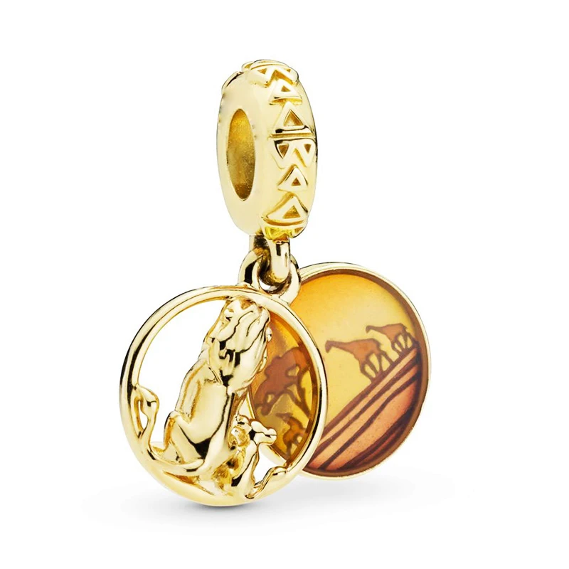 

Lion S925 Silver Charm Pendant European Bead FOR Original Charm Silver Bracelet Trinket Jewelry Lady Women Girl Gift