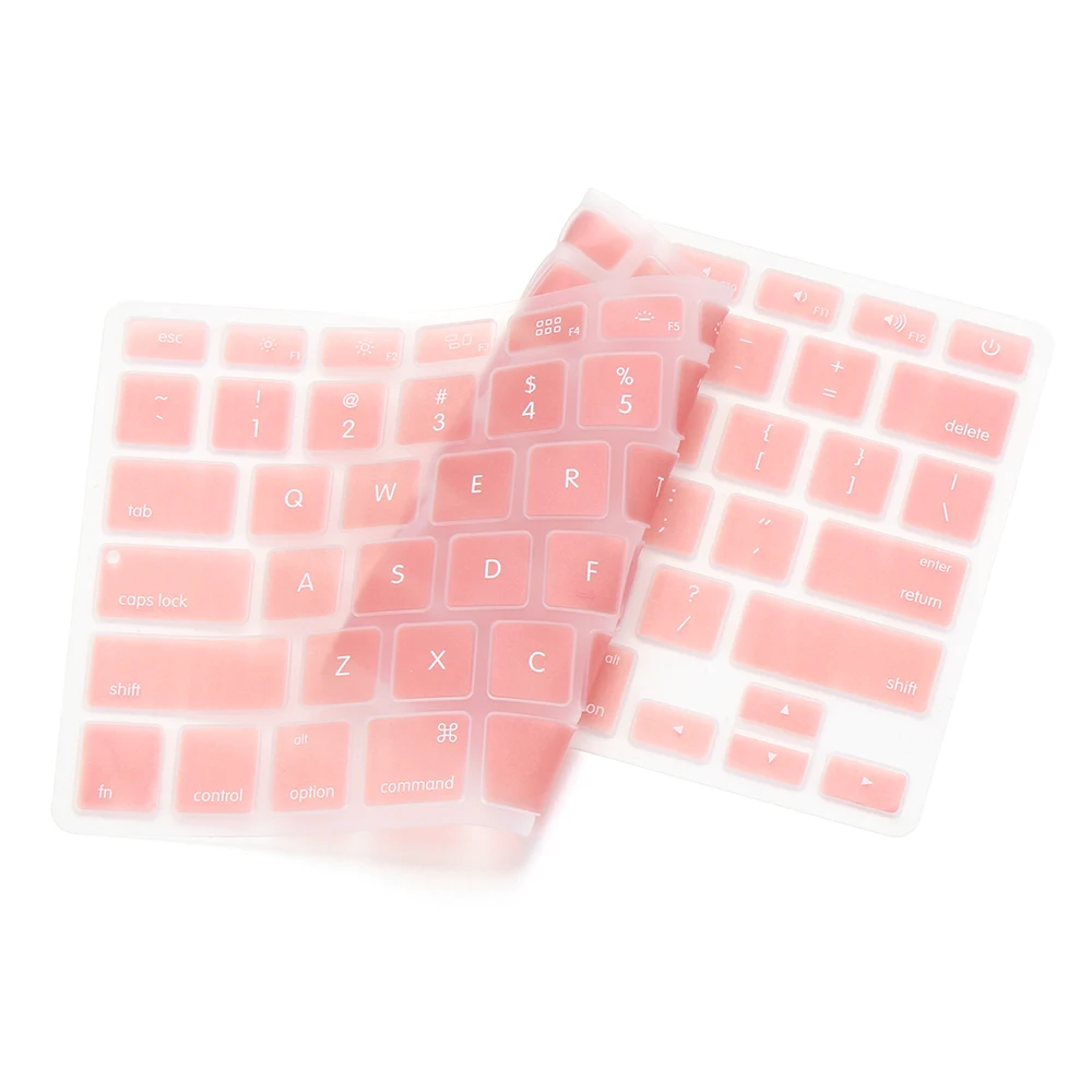 Новый мягкий силиконовый защитный чехол для клавиатуры карамельных цветов Apple