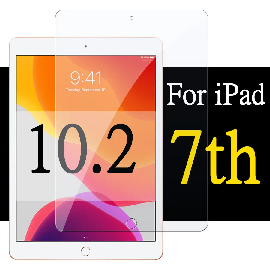 Стекло для iPad 10 2 защитная пленка 9h Apple ipad 7 поколения i pad полное покрытие
