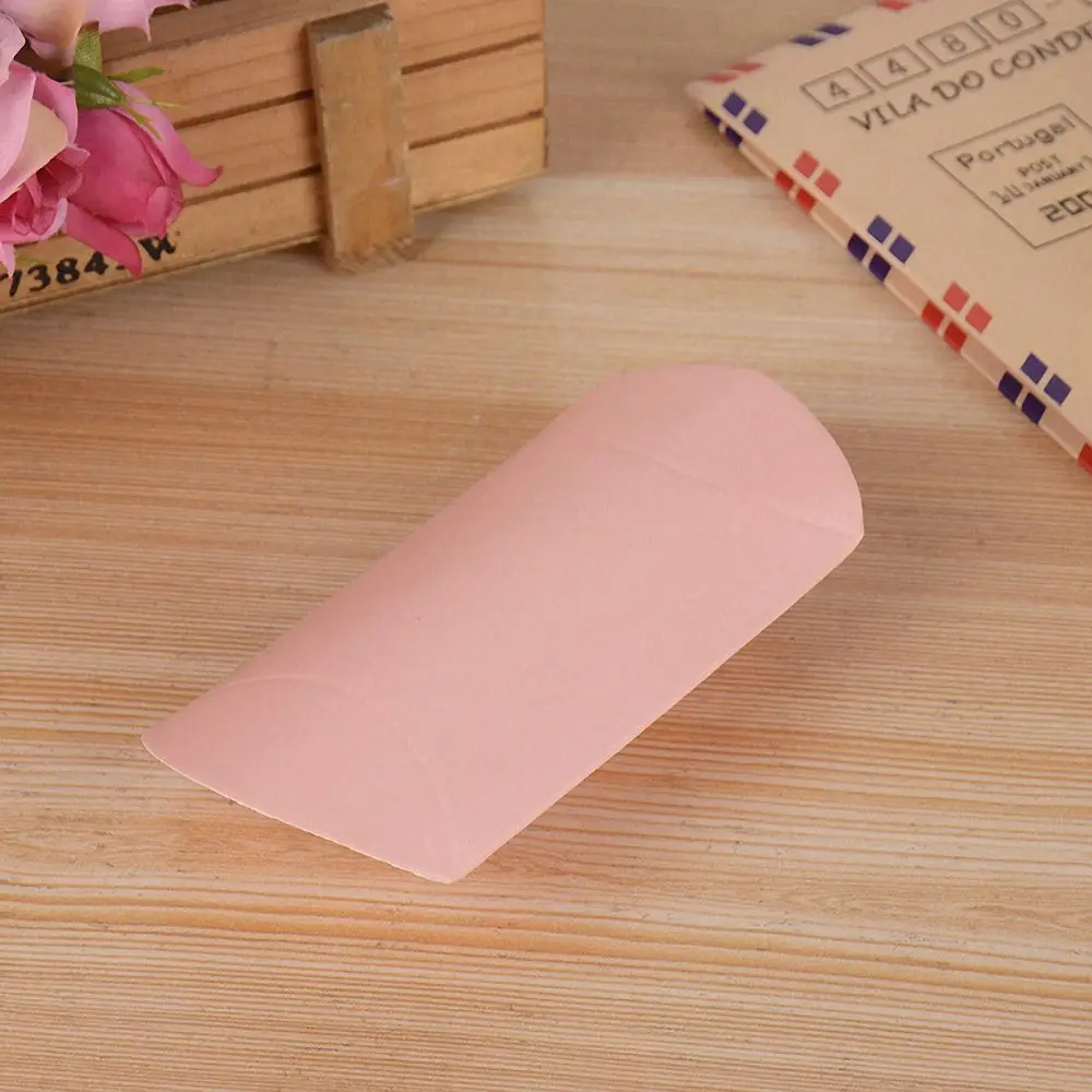 10 шт. коробки для конфет бумажные подарочные пакеты в форме подушки свадьбы дня