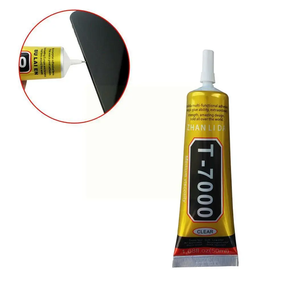 

50ml T-7000 Glue T7000 Multi Purpose Glue Adhesive Repair Phone Cell Lcd Resin Super Diy Glue Screen Epoxy P0g8