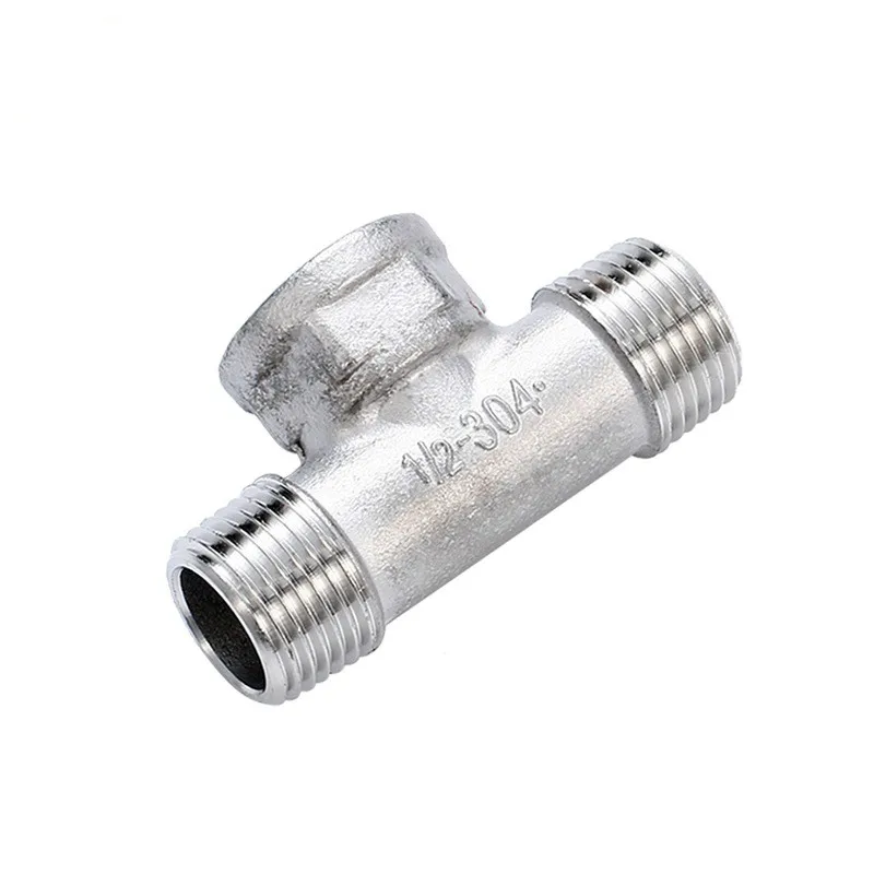 Тройник с наружной внутренней и резьбой Т образный фитинг для труб 3/8 дюйма 1/2 3/4 1