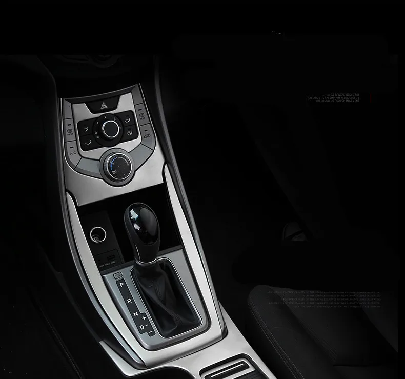 Нержавеющая сталь Центральная панель инструментов кнопки рамка для hyundai Elantra AA065 |