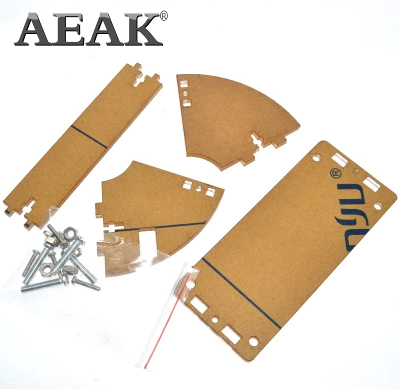 Прозрачный акриловый чехол AEAK для ЖК экрана 1602 с винтом/гайкой держателем (без