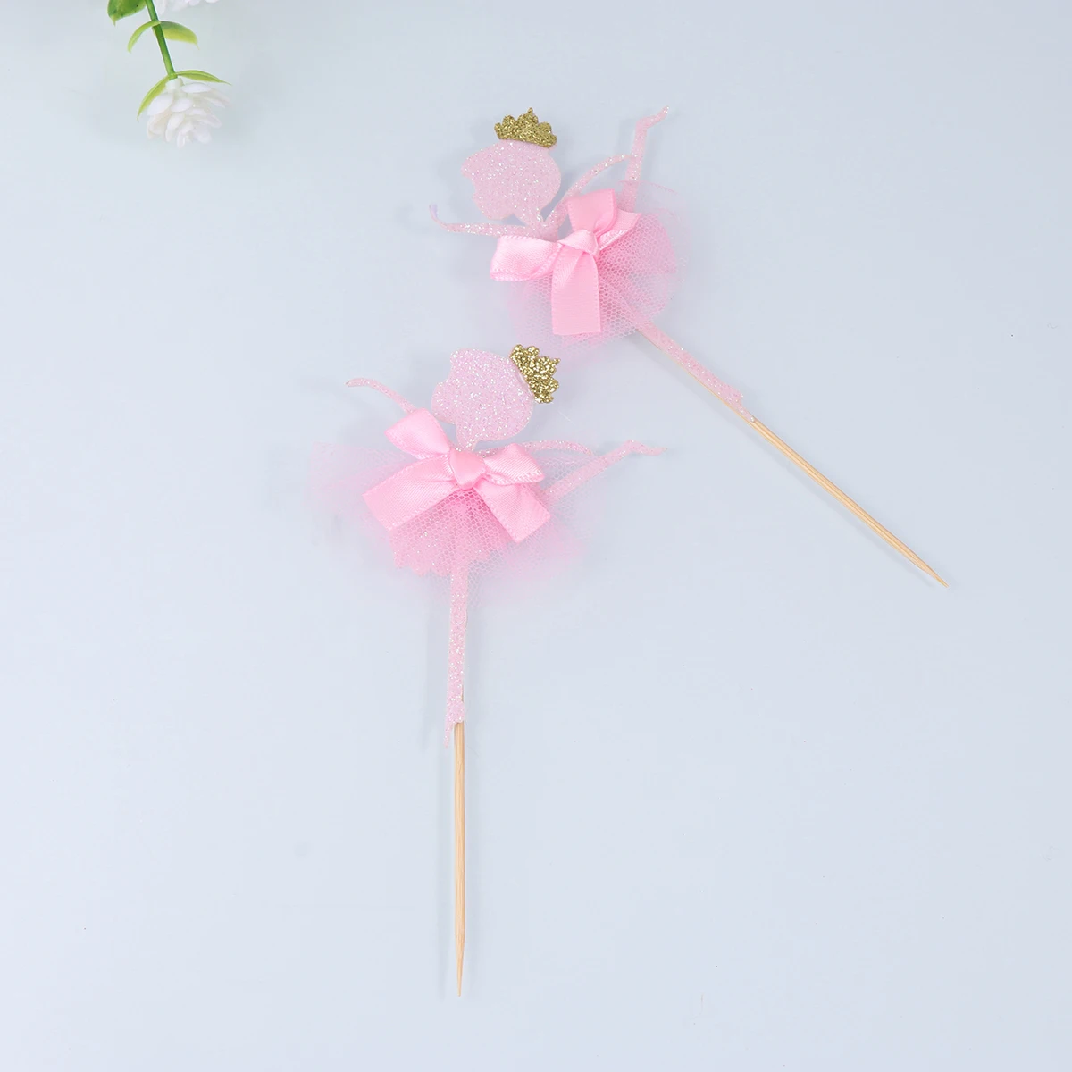 12 шт. балетные украшения для торта девочек Бальных тортов сверкающие кексов