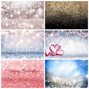 Фон для фотографий мечтательная фантазия блестящая Звезда горошесветильник боке Свадьба Любовь День рождения детский новорожденный