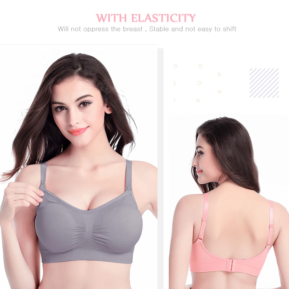 ZukoCert Maternity Bra for feeding Plus Size Nursing included Breast pad Pregnancy Women Breastfeeding Adjustable Sleep Bras | Мать и
