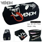 Сумки Venom для косплея, школьный пенал с двойной молнией, чехол, косметичка для макияжа, сумка для хранения, подарок