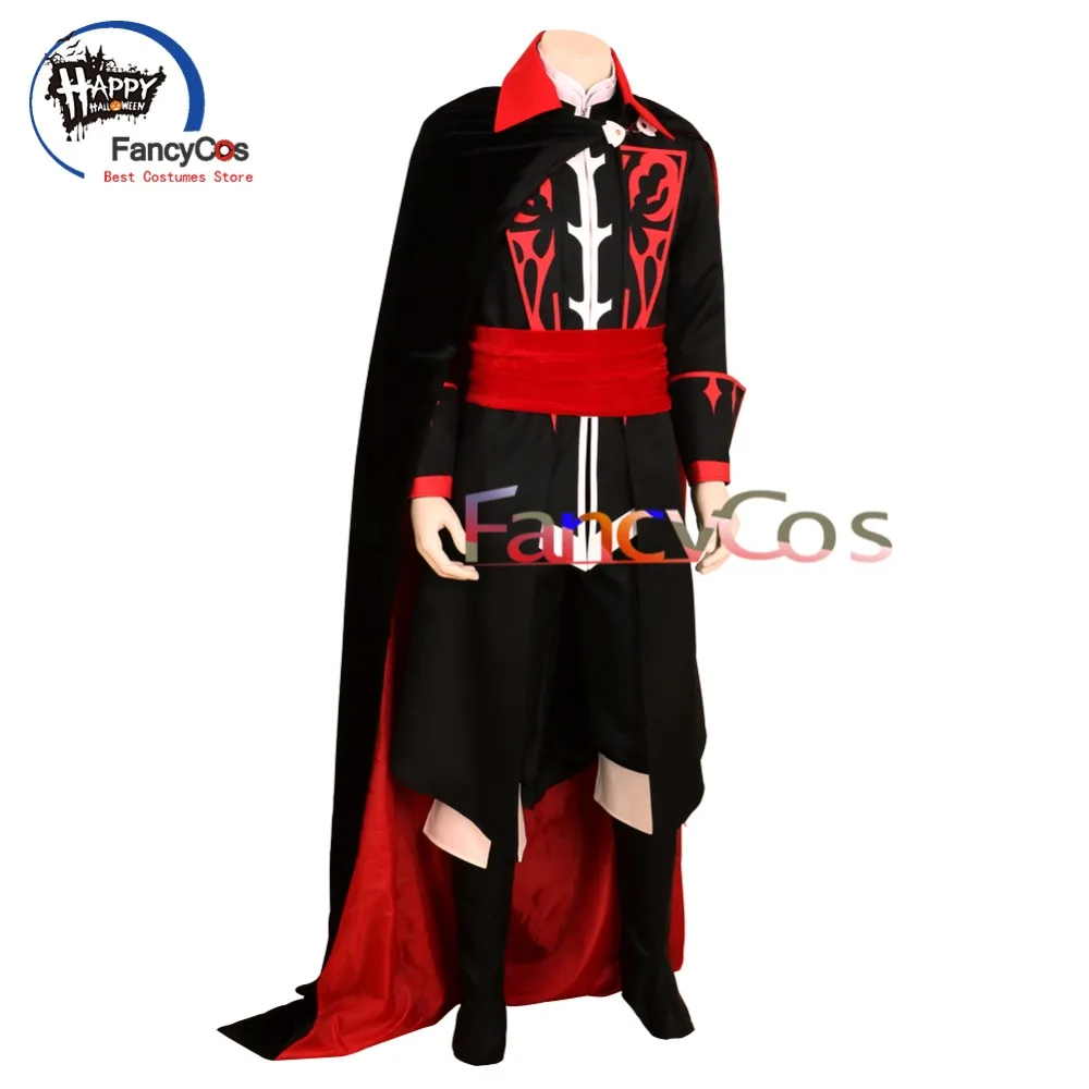 Аниме Castlevania Косплей Дракула Vlad Tepes ТВ костюмы Хэллоуин костюм вампира на заказ