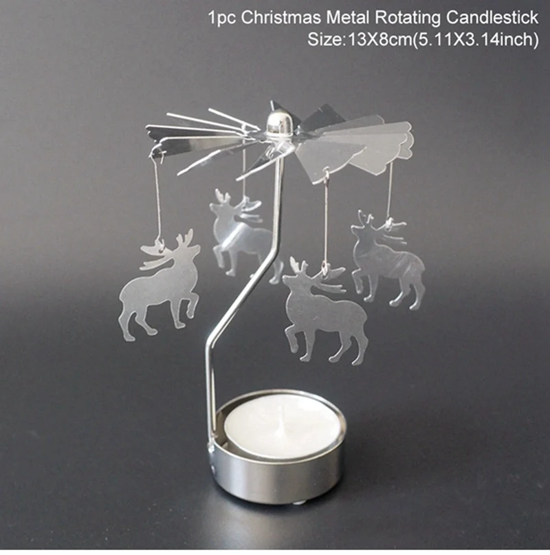 Candle Holders Украшения со светодиодами Рождество свет Рождественские украшения для украшения дома рождественские аксессуары Navidad счастливый год - Цвет: Candle Holders