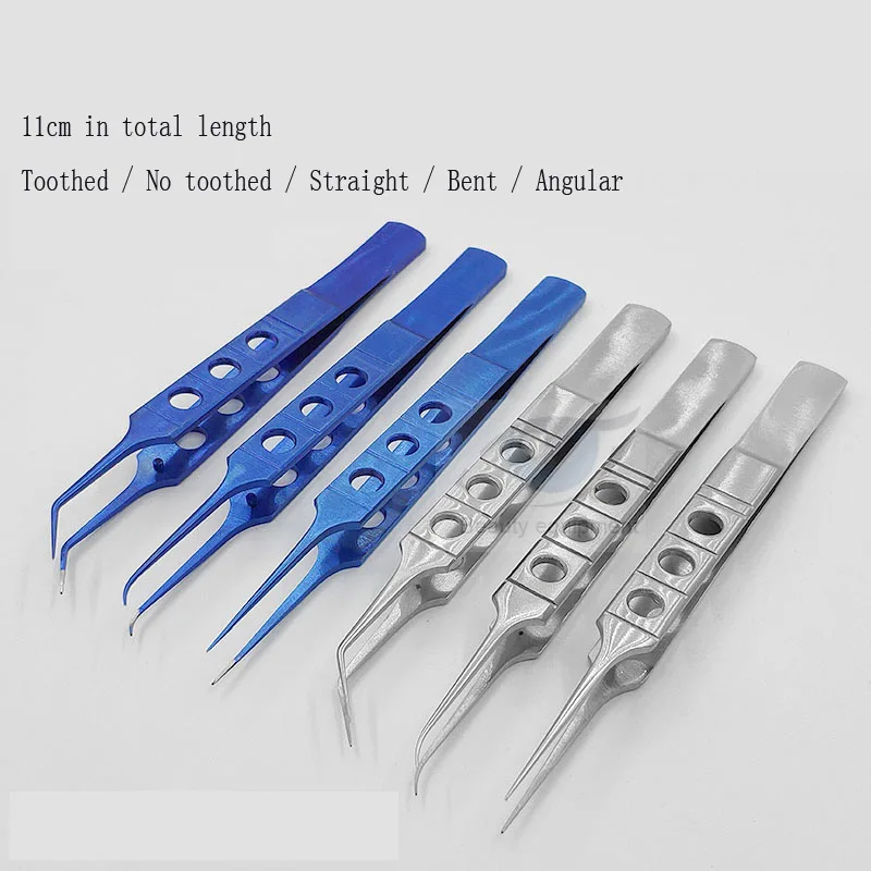 Офтальмологический микропинцет из нержавеющей стали и титанового сплава