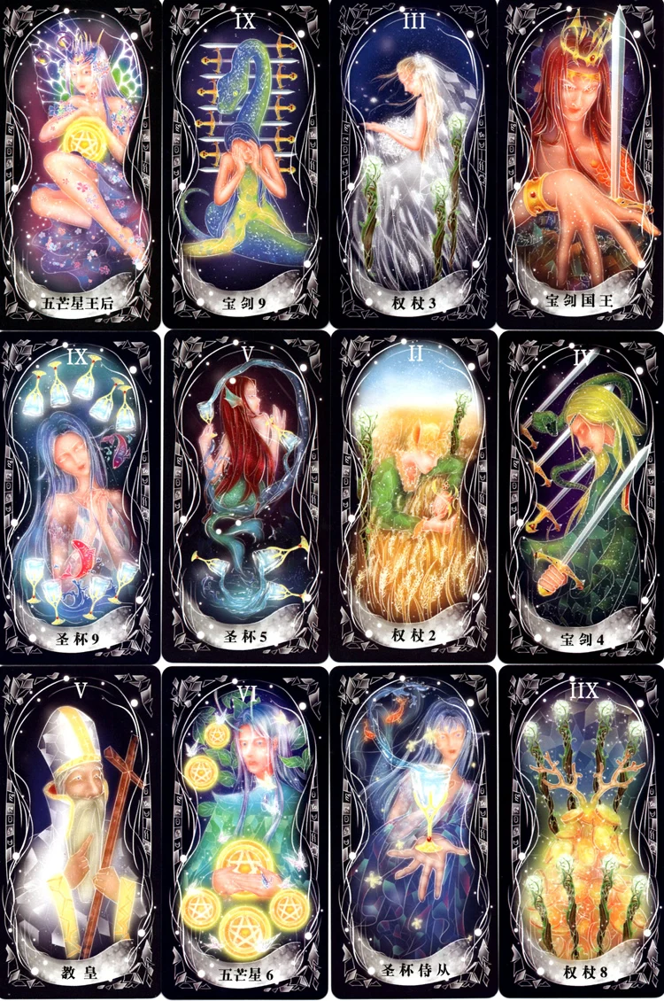 

Student Tarot Card 3 Table Game Card Classic Divination Recreational Party Desktop Game Portable Tarot Card