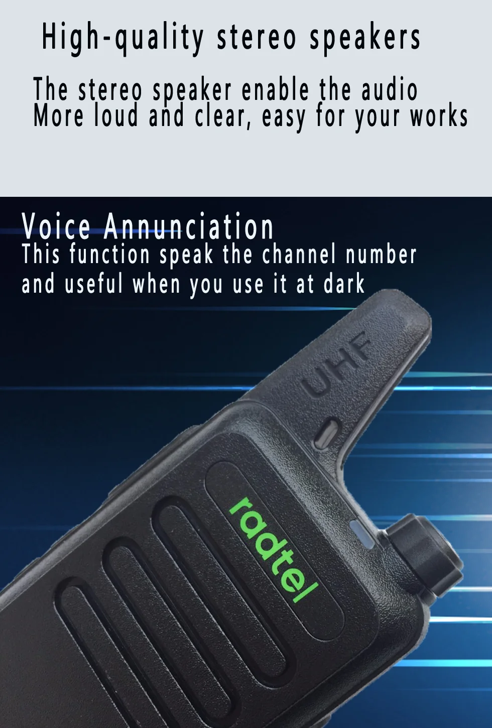 Radtel RT 10 мини иди и болтай Walkie Talkie “иди PMR 446 Перезаряжаемые лицензии Бесплатная FRS