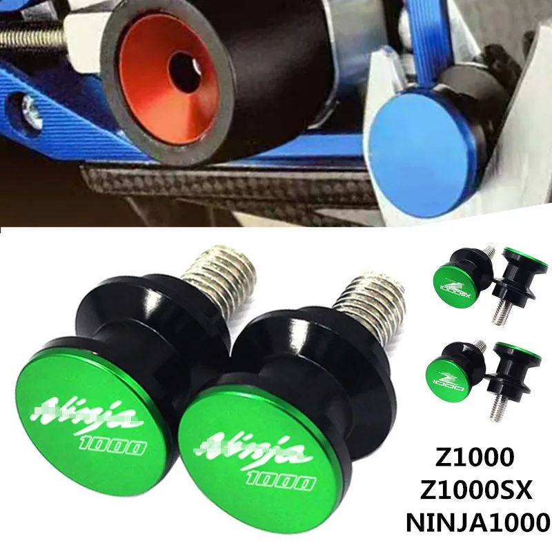 

2020 NEW Brand M10 Motorcycle CNC Swingarm Spools Stand Screws Slider For Kawasaki Z1000 Z1000SX NINJA1000 Z 1000/SX Accessories