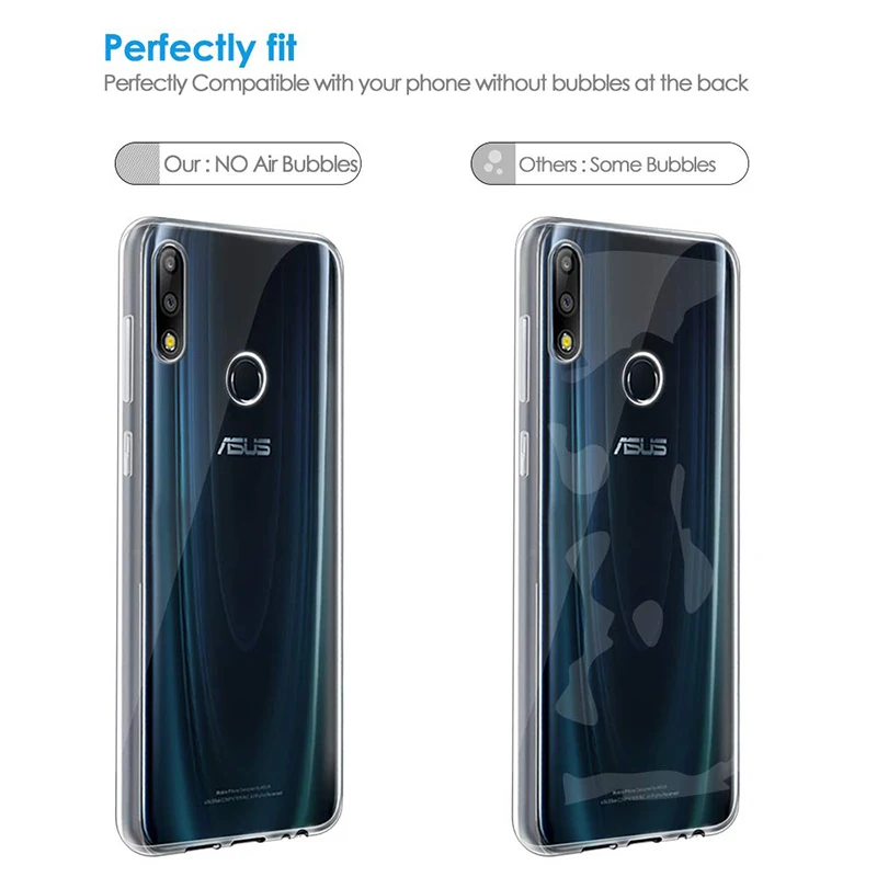 Прозрачный силиконовый чехол для телефона ASUS ZenFone Max M2 ZB633KL Pro ZB631KL мягкий