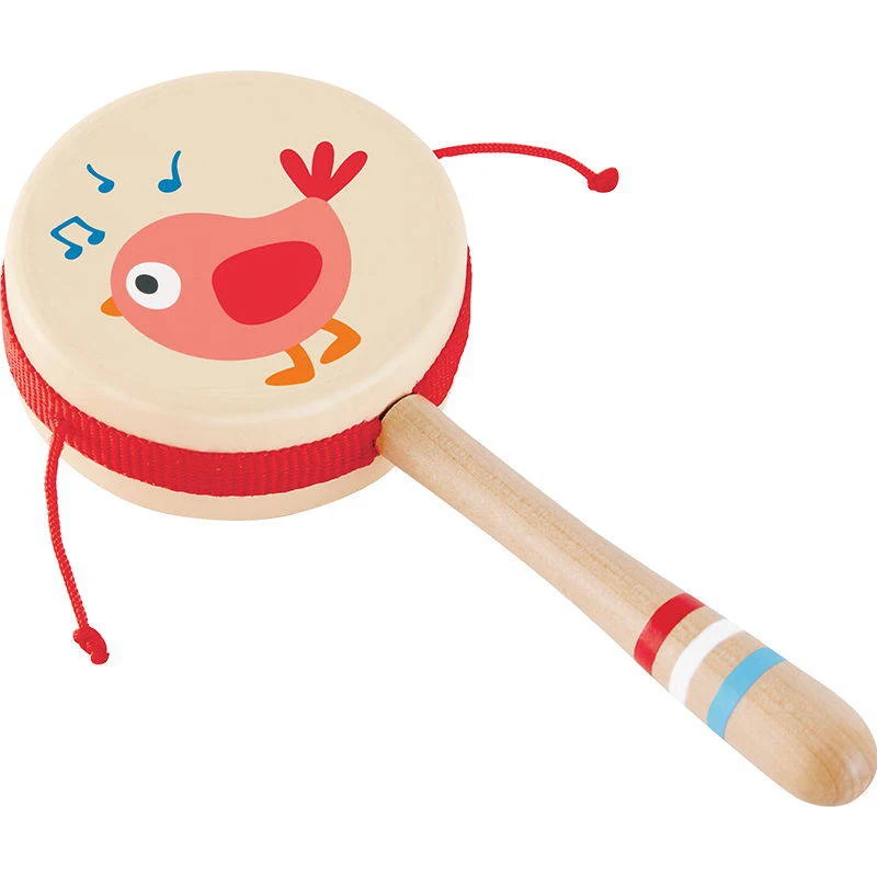 

Hape Music Instruments Musical Toys For Kids Wooden Children's Hand Drum Baby Toy Baby Gift Free Shipping