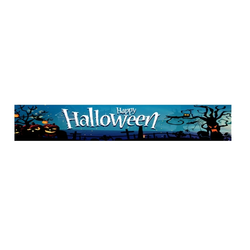 

Halloween Banner Porch Front Door Garden Yard Party Haunted House Decoration G2AB