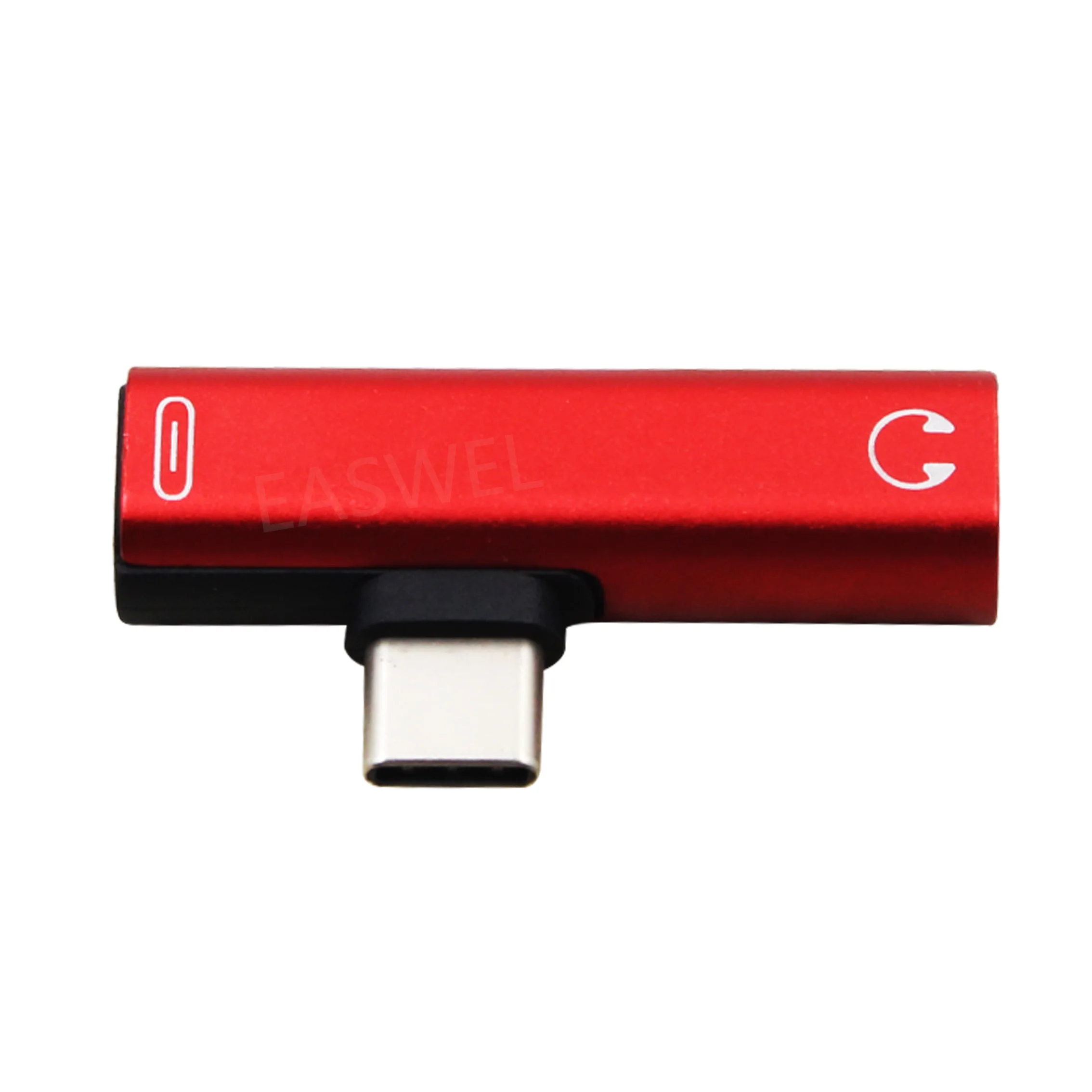 2 в 1 переходник разветвитель для наушников типа C USB 3 папа мама Q6 Plus ASUS Zenfone Zoom ZE553KL