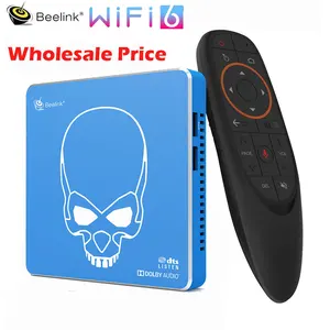 ТВ-приставка Beelink GT-KING PRO, Amlogic S922X-H до 2,2 ГБ, Android, 4 Гб DDR4 64 ГБ, Dolby Audio DTS 4K HD Hi-Fi гироскоп, 2 шт.