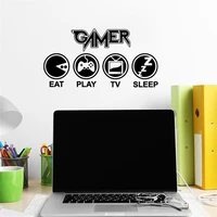 xbox wall sticker bedroom controller video game wall decals home interior decoration living room gamer stickers wallpaper