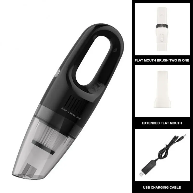 

Пылесос ручной автомобильный аккумуляторный для сухой и влажной уборки, 5000 па, 120 Вт