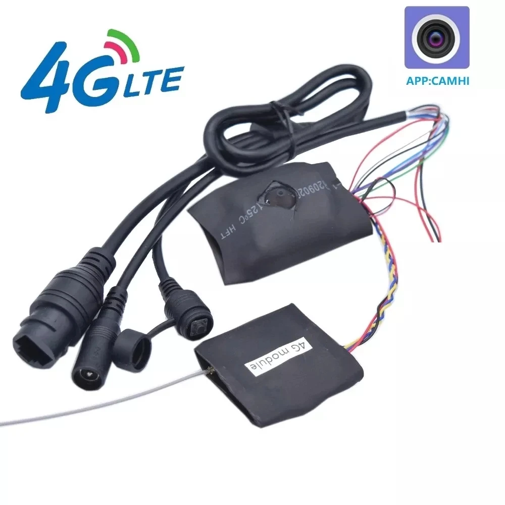 Camhi CamhiPro 3G/4G SIM Card IP Camera DIY Module 2MP/5MP HD Mini Wireless Security Surveillance Invisible Lens Audio TF | Безопасность