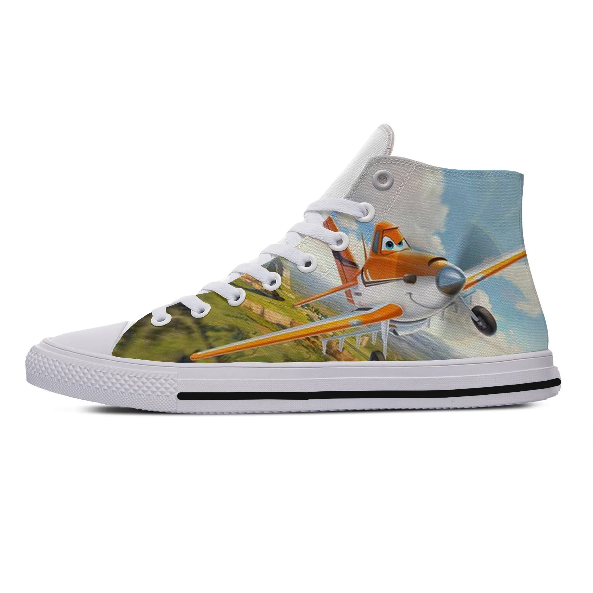 

Men Walking Shoes Cartoon Cute Funny Planes Breathable Male Zapatos Hombre Sapatos Outdoor Custom Shoes
