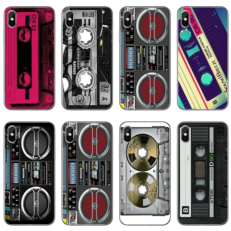 Чехол для телефона в стиле ретро классическая Кассетная лента Sony Xperia Z5 C6 L2 XA1 XA2 XZ1