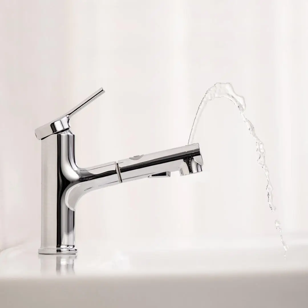 

Diiib DABAI Bathroom Basin Sink Faucet With Pull Out Rinser Sprayer Gargle 2 Mode Mixer Tap Mouthwash Faucet From Xiaomi Youpin