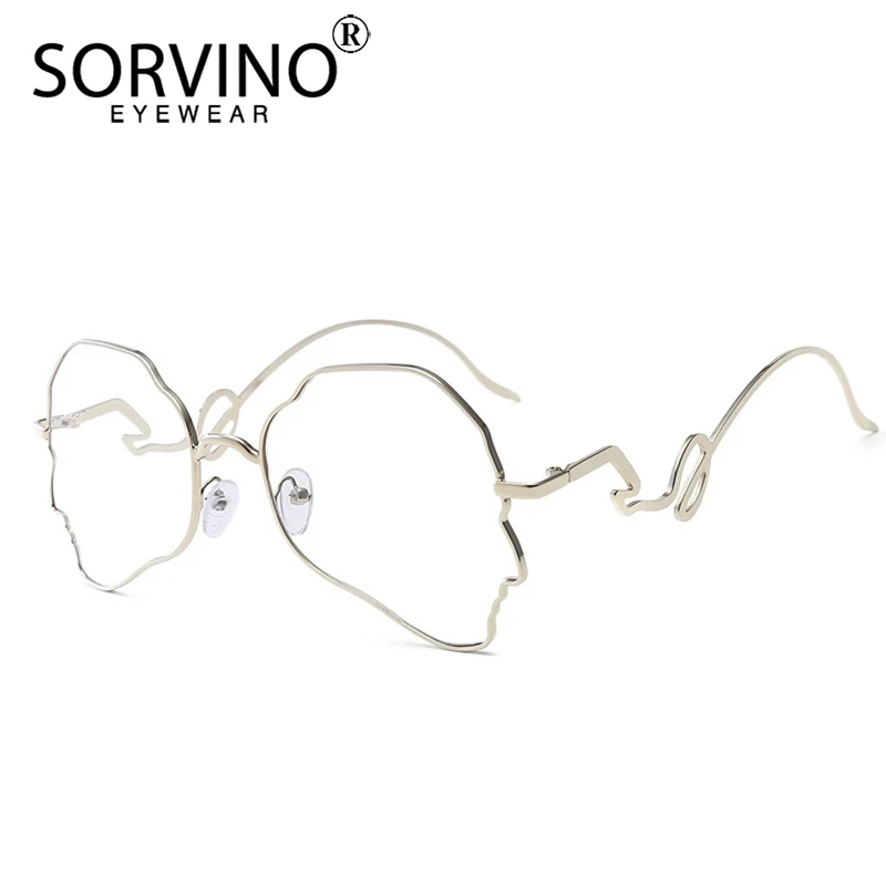 SORVINO, винтажные мужские солнцезащитные очки в форме полигона, женские, фирменный дизайн, 90 s, Ретро стиль,, анти синий светильник, прозрачные солнцезащитные очки, оттенки, SP267