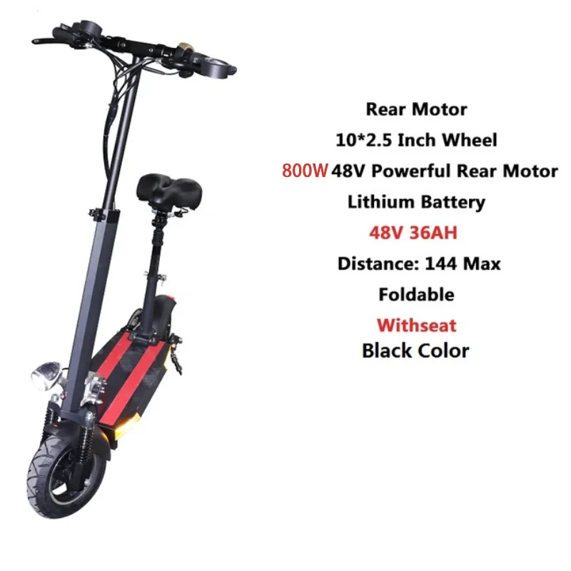 800W 48V36AH B 144 км Электрический скутер для взрослых Escooter Электрический скейтборд Escooter самокат электрический Лонгборд Patinete Electronic Adulto - Цвет: 800W 48V36AH B