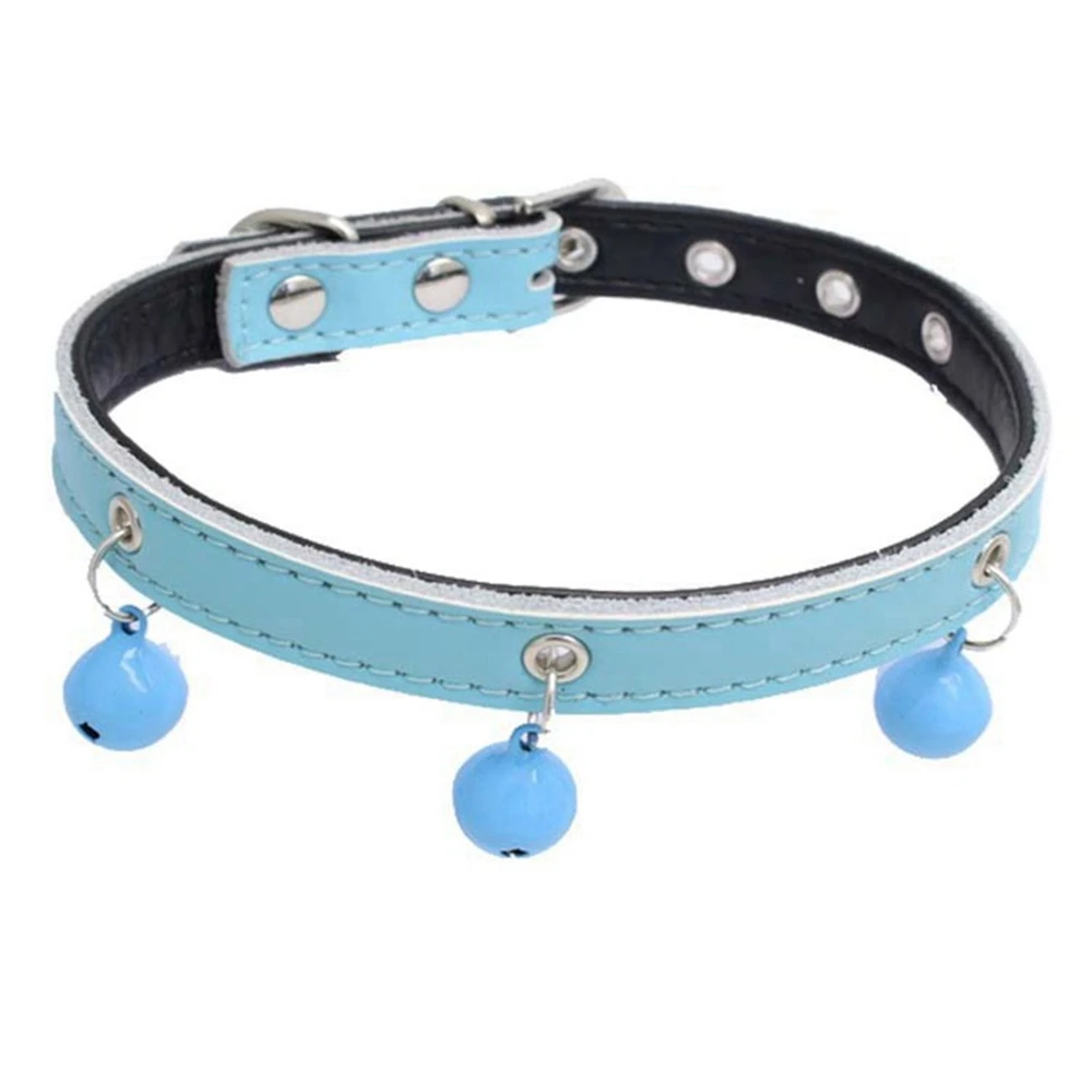 Новинка 2019 ошейник из натуральной кожи для питомцев собак Одноцветный