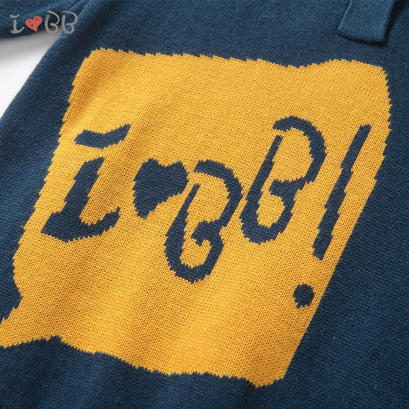 Детский свитер топ с длинными рукавами зимние теплые детские вещи футболка для