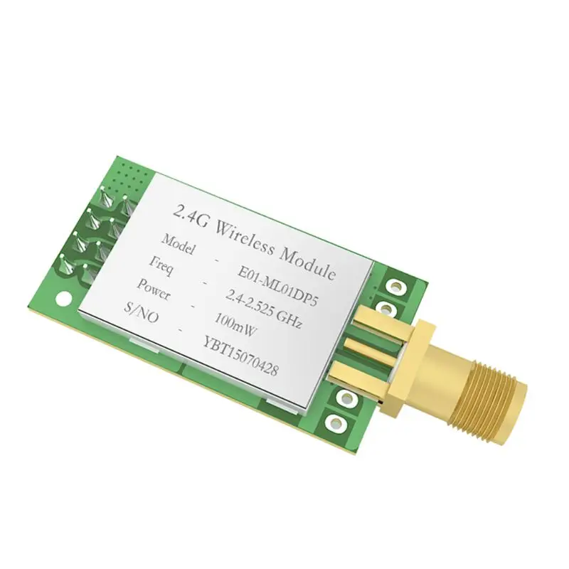 E01 ML01DP5 большой диапазон SPI nRF24L01P 2 4 ГГц 100 мВт SMA антенна IoT беспроводной