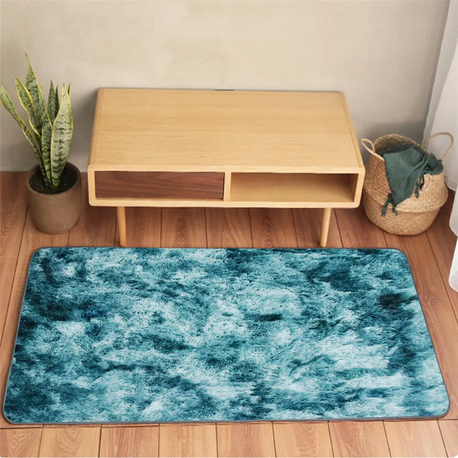 Скандинавский коврик ins с переливающимися красками градиентный сетчатый красный