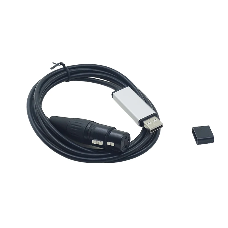Адаптер интерфейса USB к DMX светодиодный DMX512 компьютерный ПК контроллер освещения