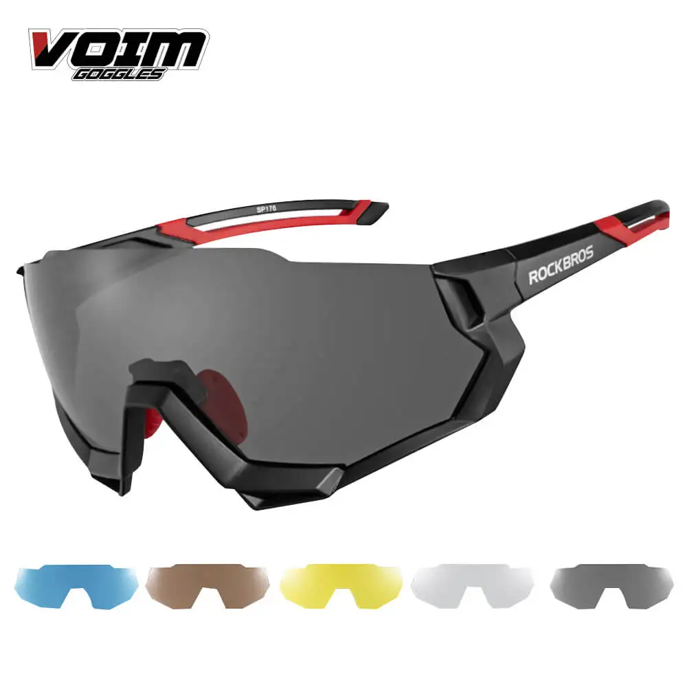 Поляризованные велосипедные очки обесцвечивающиеся линзы спортивные для бега