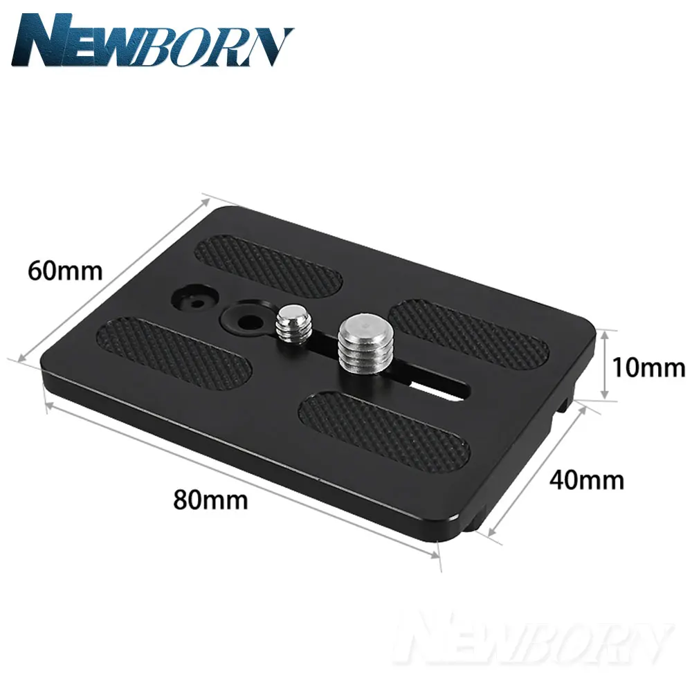 WF 717 Quick Release Plate Dslr Камера Монтажная пластина с 1/4 3/8 дюймов винт для Weifeng Штативная