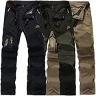Быстросохнущие съемные Походные штаны, мужские летние дышащие спортивные шорты для активного отдыха, кемпинга, треккинга, рыбалки, Брюки 6XL