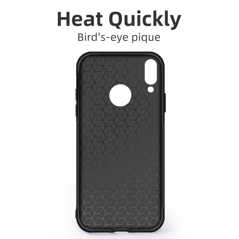 Прочный чехол из ТПУ и поликарбоната для Huawei Y9 2019 с рождественским оленем задние