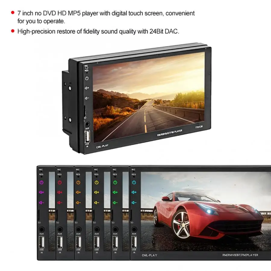 Автомагнитола 7 дюймов 2din HD Bluetooth MP5|Автомагнитолы| |