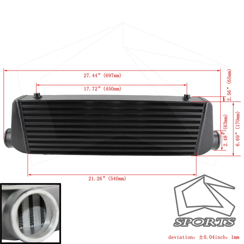 Подходит для высокопроизводительного интеркулера 98 05 в * Вт J ETTA G olf TI 1 8 T